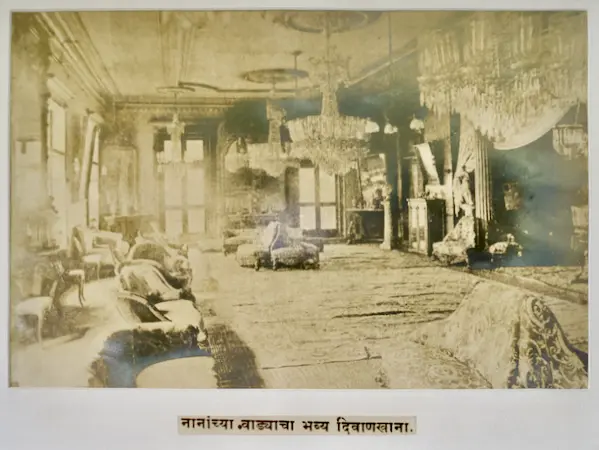 The Ornate Diwan-khana (Audience Hall) In The Girgaum Wada, Where Early Civic Meetings Took Place.