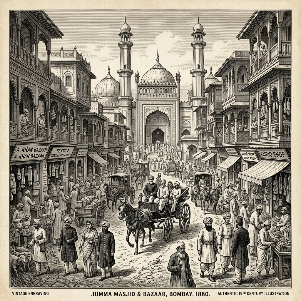 Jumma Masjid Area, Bombay