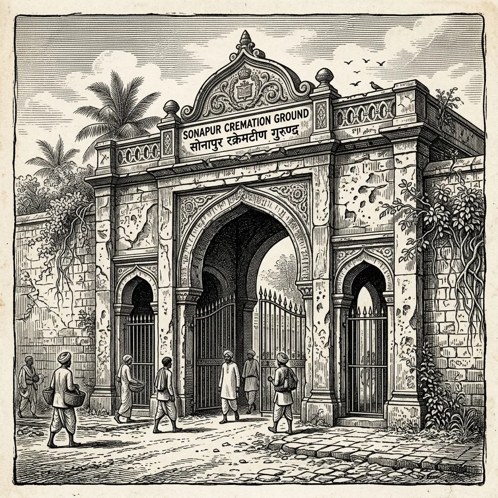 Sonapur Cremation Ground Gate